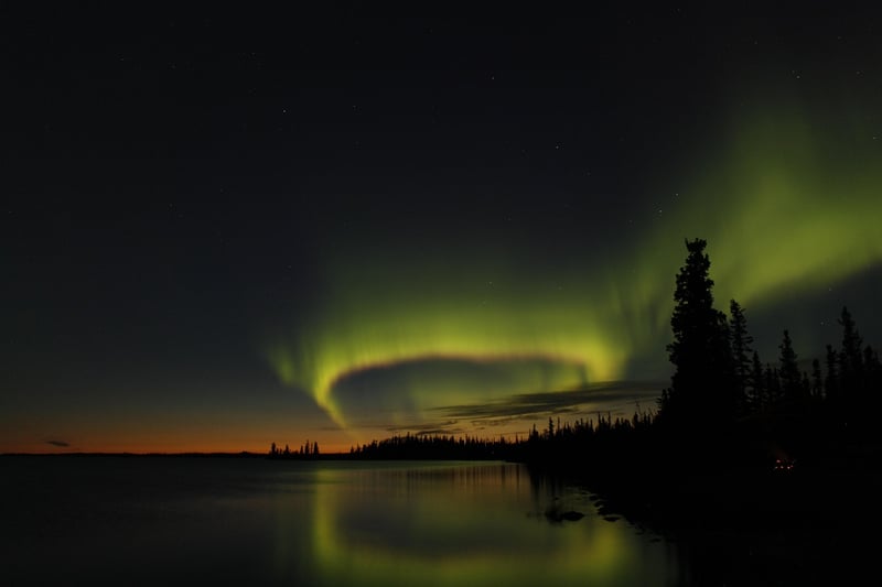 Aurora Borealis Backdrop